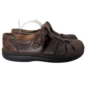 Birkenstock Leather Fisherman Sandals Men 11/EU44 Closed Toe Comfort Summer